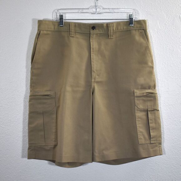 Dickies Industrial‎ Cargo Shorts Size 36 Color Beige Gently Used Condition - Picture 1 of 5